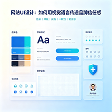 岳普湖建站-网站UI设计：如何用视觉语言传递品牌信任感
